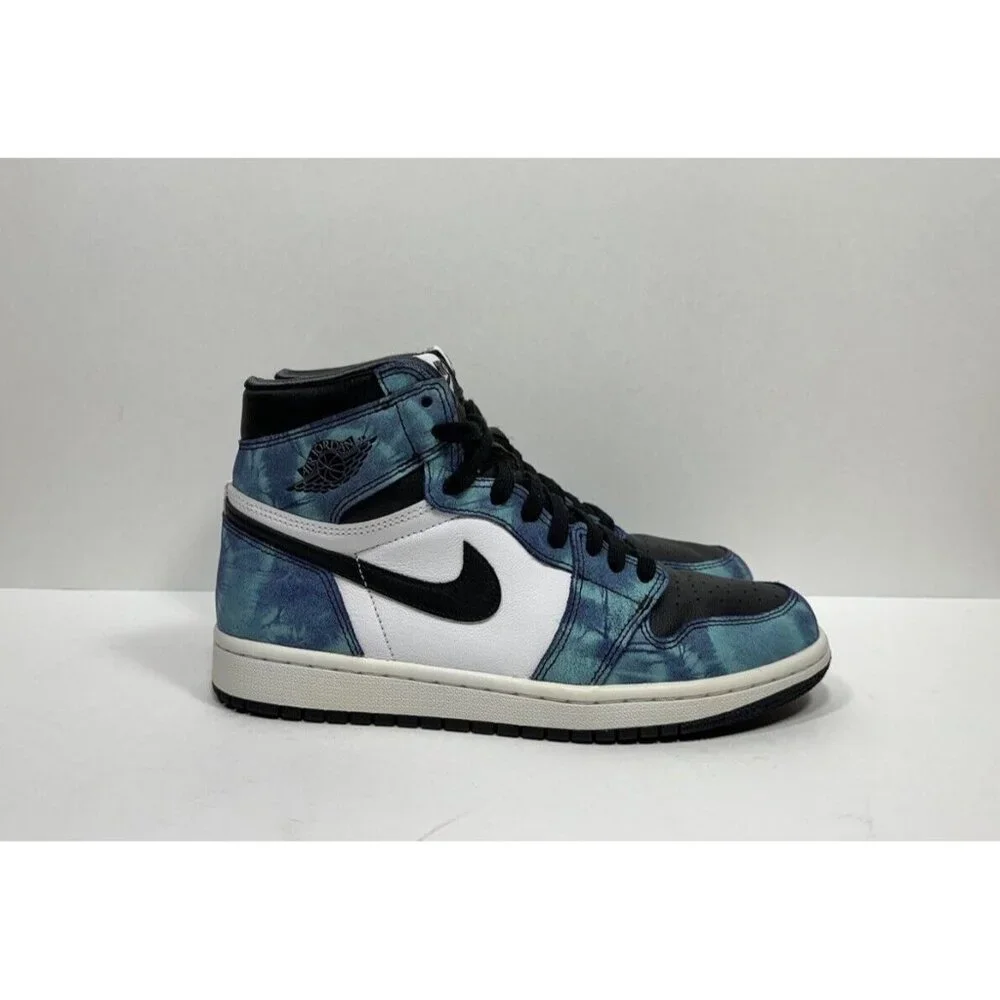 Air Jordan 1 Retro OG High Blue Tie-Dye Women’s Size 9 Shoes cd0461-100